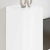 Meuble TV mural Montage mural Blanc Brillant 30 x 31 x 60 cm 615208615208