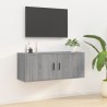 Meuble TV mural Sonoma gris 100x34,5x40 cm 615211615211