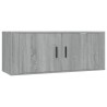 Meuble TV mural Sonoma gris 100x34,5x40 cm 615211615211