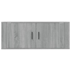 Meuble TV mural Sonoma gris 100x34,5x40 cm 615211615211