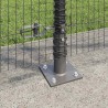 Clôture en fil soudé avec base en béton 50 x 1,2 m Gris Maille 615215615215