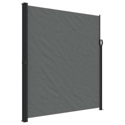 Auvent latéral rétractable anthracite 220x500 cm 615218615218