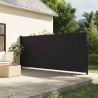 Auvent latéral rétractable noir 180x600 cm 615221615221
