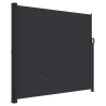 Auvent latéral rétractable noir 180x600 cm 615221615221