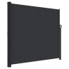 Auvent latéral rétractable noir 180x500 cm 615222615222