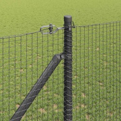 Clôture en fil soudé avec pointes 50 x 1,2 m Gris Maille 615227615227