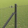 Clôture en fil soudé avec pointes 50 x 1,2 m Gris Maille 615227615227