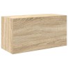 Armoire murale de bain chêne sonoma 60x25x30 cm bois ingénierie 615228615228