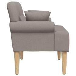 Canapé love seat avec capitonnage en boutons Taupe Tissu 615229615229