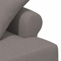 Canapé love seat avec capitonnage en boutons Taupe Tissu 615229615229
