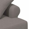 Canapé love seat avec capitonnage en boutons Taupe Tissu 615229615229