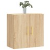 Armoire murale chêne sonoma 60x31x60 cm bois d'ingénierie 615232615232