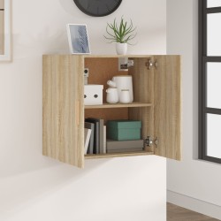 Armoire murale Chêne sonoma 60x30x60 cm Bois d'ingénierie 615233615233