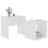 Ensemble de table basse Blanc 48x30x45 cm Bois d'ingénierie 615235615235