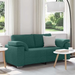 Canapé deux places Vert foncé 180 cm tissu 615238615238