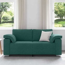 Canapé deux places Vert foncé 180 cm tissu 615238615238