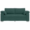 Canapé deux places Vert foncé 180 cm tissu 615238615238
