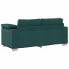 Canapé deux places Vert foncé 180 cm tissu 615238615238