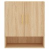 Armoire murale chêne sonoma 60x31x70 cm bois d'ingénierie 615243615243