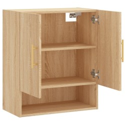 Armoire murale chêne sonoma 60x31x70 cm bois d'ingénierie 615243615243