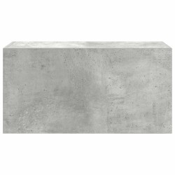 Armoire murale de bain gris béton 60x25x30 cm bois d'ingénierie 615245615245