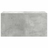 Armoire murale de bain gris béton 60x25x30 cm bois d'ingénierie 615245615245