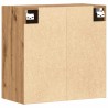 Armoire murale chêne artisanal 60x31x60 cm bois d'ingénierie 615249615249