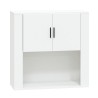 Armoire murale Blanc 80x33x80 cm Bois d'ingénierie 615252615252