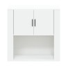 Armoire murale Blanc 80x33x80 cm Bois d'ingénierie 615252615252