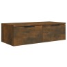 Armoire murale Chêne fumé 68x30x20 cm Bois d'ingénierie 615253615253