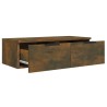 Armoire murale Chêne fumé 68x30x20 cm Bois d'ingénierie 615253615253