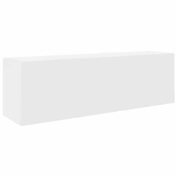 Armoire murale de bain blanc 100x25x30 cm bois d'ingénierie 615256615256