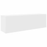 Armoire murale de bain blanc 100x25x30 cm bois d'ingénierie 615256615256