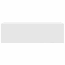 Armoire murale de bain blanc 100x25x30 cm bois d'ingénierie 615256615256