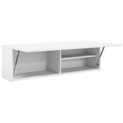 Armoire murale de bain blanc 100x25x30 cm bois d'ingénierie 615256615256