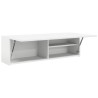 Armoire murale de bain blanc 100x25x30 cm bois d'ingénierie 615256615256