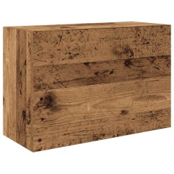 Armoire murale de bain vieux bois 60x25x40 cm bois d'ingénierie 615266615266