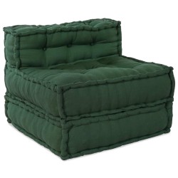 Canapé modulaire vert 70x70x54 tissu 615268615268