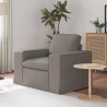 Canapé Taupe 103 x 80 x 82 cm tissu 615269615269