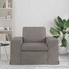 Canapé Taupe 103 x 80 x 82 cm tissu 615269615269