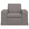Canapé Taupe 103 x 80 x 82 cm tissu 615269615269