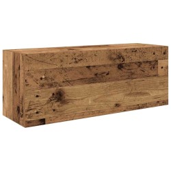 Armoire murale de bain vieux bois 80x25x30 cm bois d'ingénierie 615280615280
