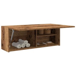 Armoire murale de bain vieux bois 80x25x30 cm bois d'ingénierie 615280615280