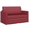 Canapé-Lit Bordeaux 124 x 71 x 78 cm Simili cuir 615283615283