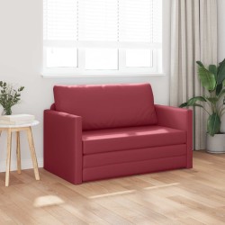 Canapé-Lit Bordeaux 124 x 71 x 78 cm Simili cuir 615283615283