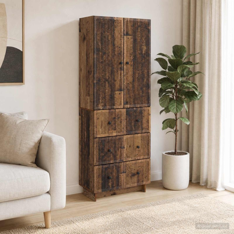 Ensemble de Meubles 2 pcs 66 x 34,5 x 90 cm Bois d'ingénierie 615300615300