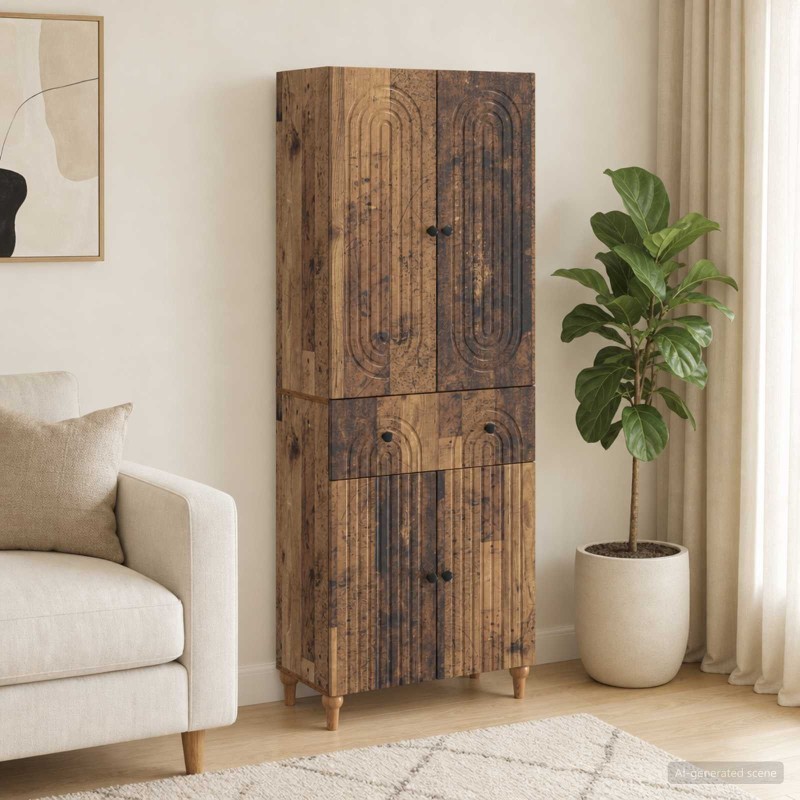 Ensemble de Meubles 2 pcs 66 x 34,5 x 90 cm Bois d'ingénierie 615304615304