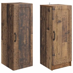 Ensemble de Meubles 2 pcs Bois ancien Bois d'ingénierie 615308615308