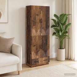 Ensemble de Meubles 2 pcs Bois ancien Bois d'ingénierie 615309615309