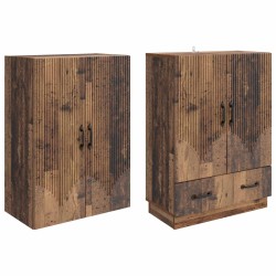 Ensemble de Meubles 2 pcs Bois ancien Bois d'ingénierie 615309615309
